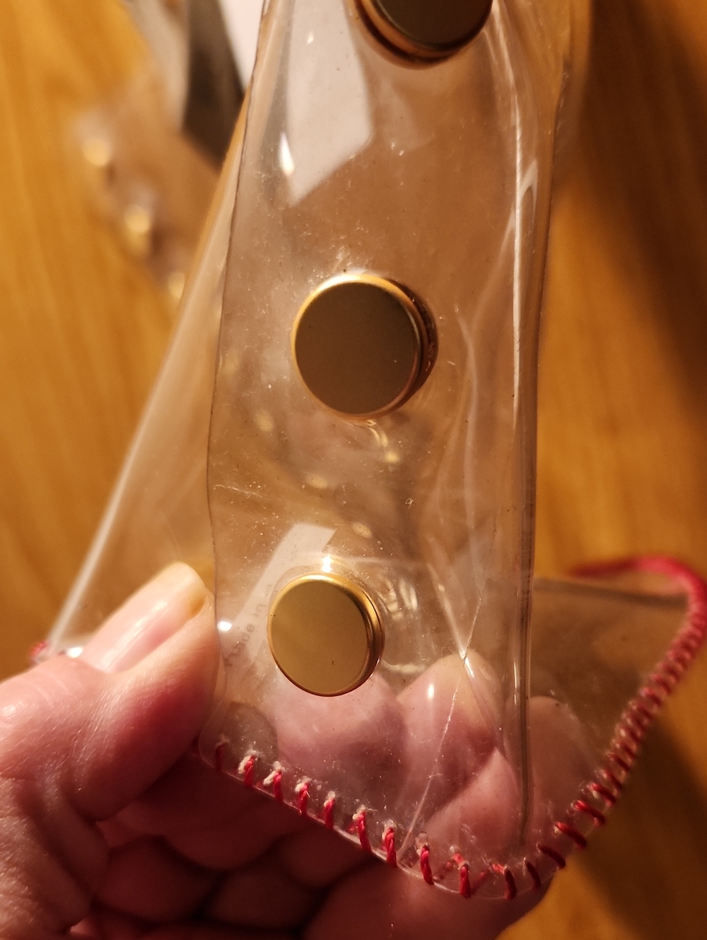 Hammitt Perry Clear Pewter With Brushed Gold Hardware. - Picture 3 of 5